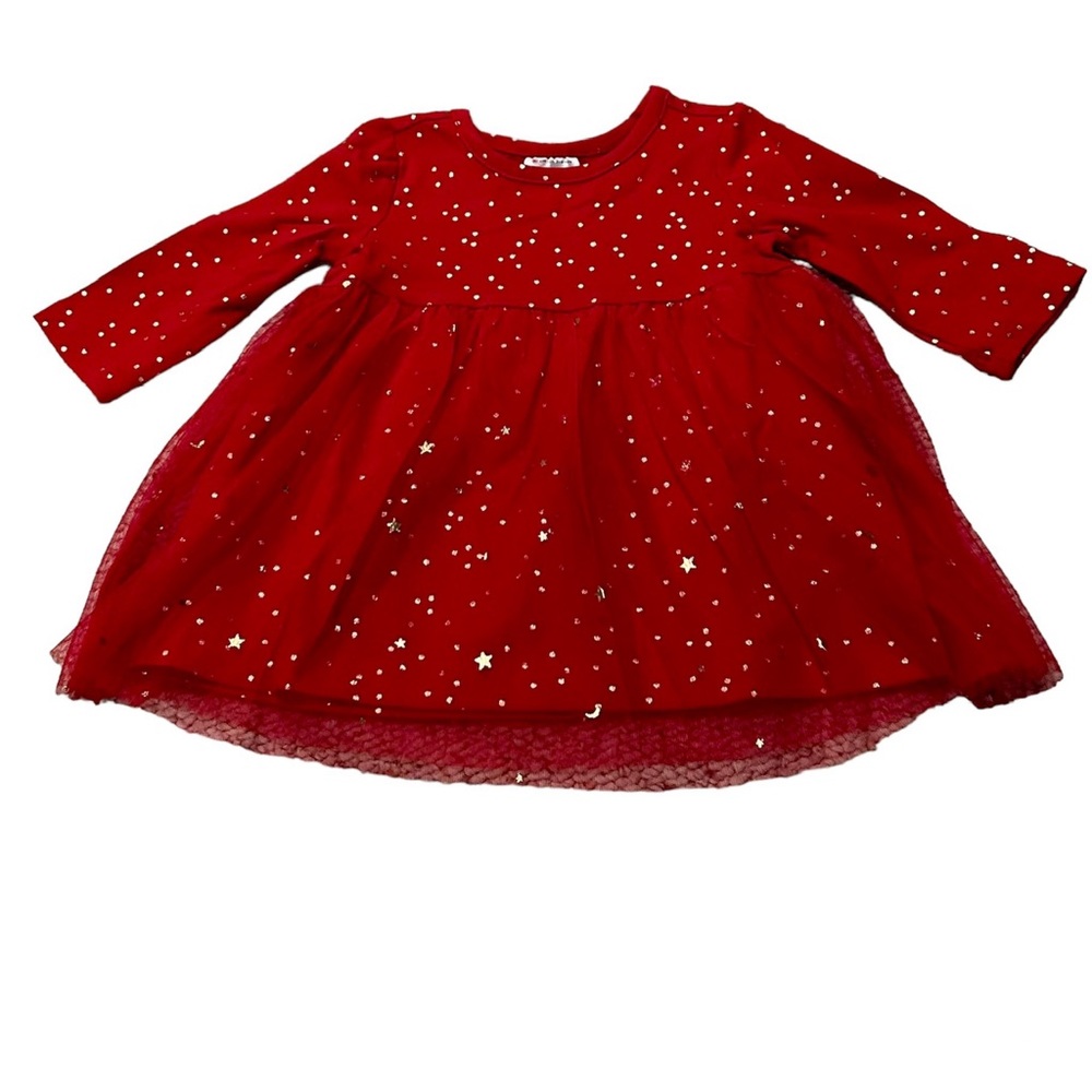 Hanna Andersson Red Sparkle Holiday Dress - NWOT